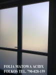 FOLIA MATOWA ACIDX